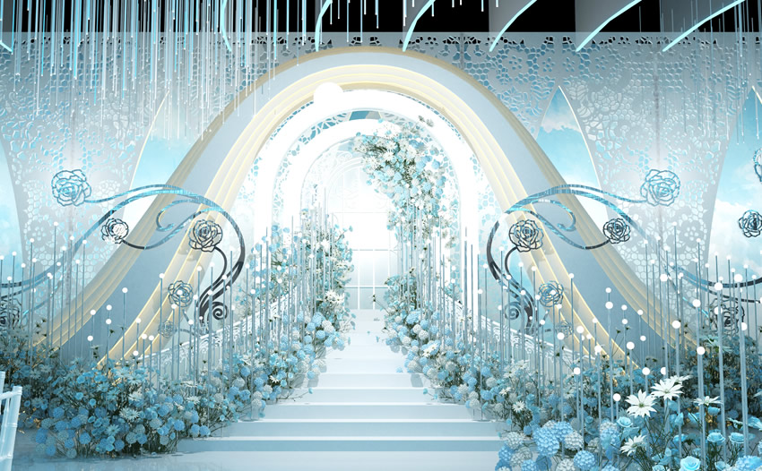 荣县釡香烙馍村水晶厅效果展示